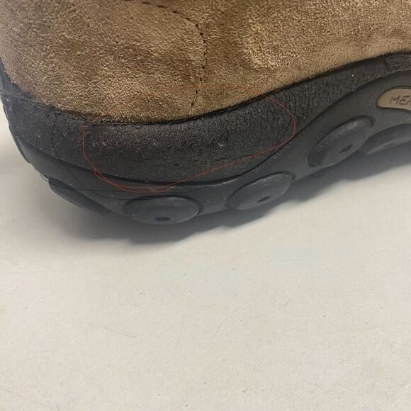 MERRELL Men’s Jungle Moc Dark Earth Nubuck Performance Footwear Size 10 - Picture 10 of 10